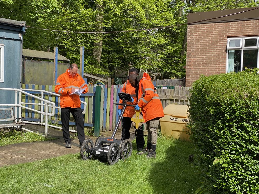 surveyors having equiipment inspected on-site